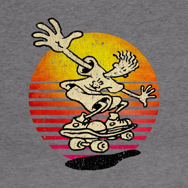 Fido Dido Keep on Skating 1985 Retro by RASRAP